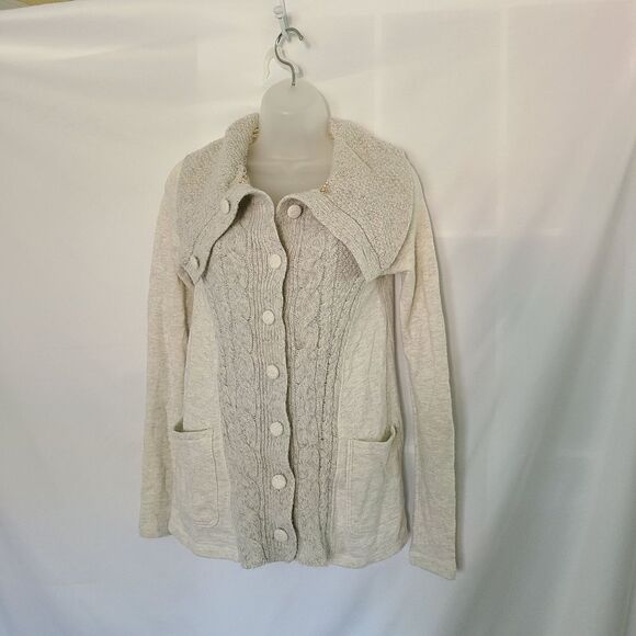 Anthropologie |‎ Northam Cottage Wool Blend Cardigan sz M - Picture 1 of 6